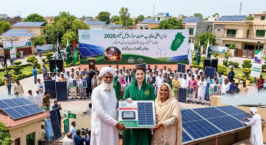CM Punjab Free Solar Panel Scheme 2026 – مفت سولر سسٹم، فوائد اور مکمل معلومات