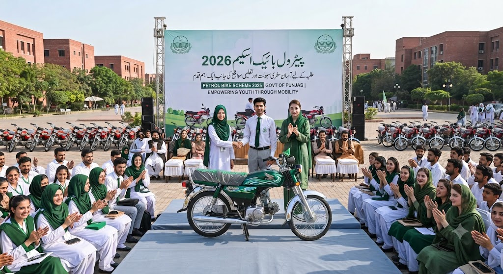 Petrol Bike Scheme 2026 – Student Bike Installment Program in Punjab