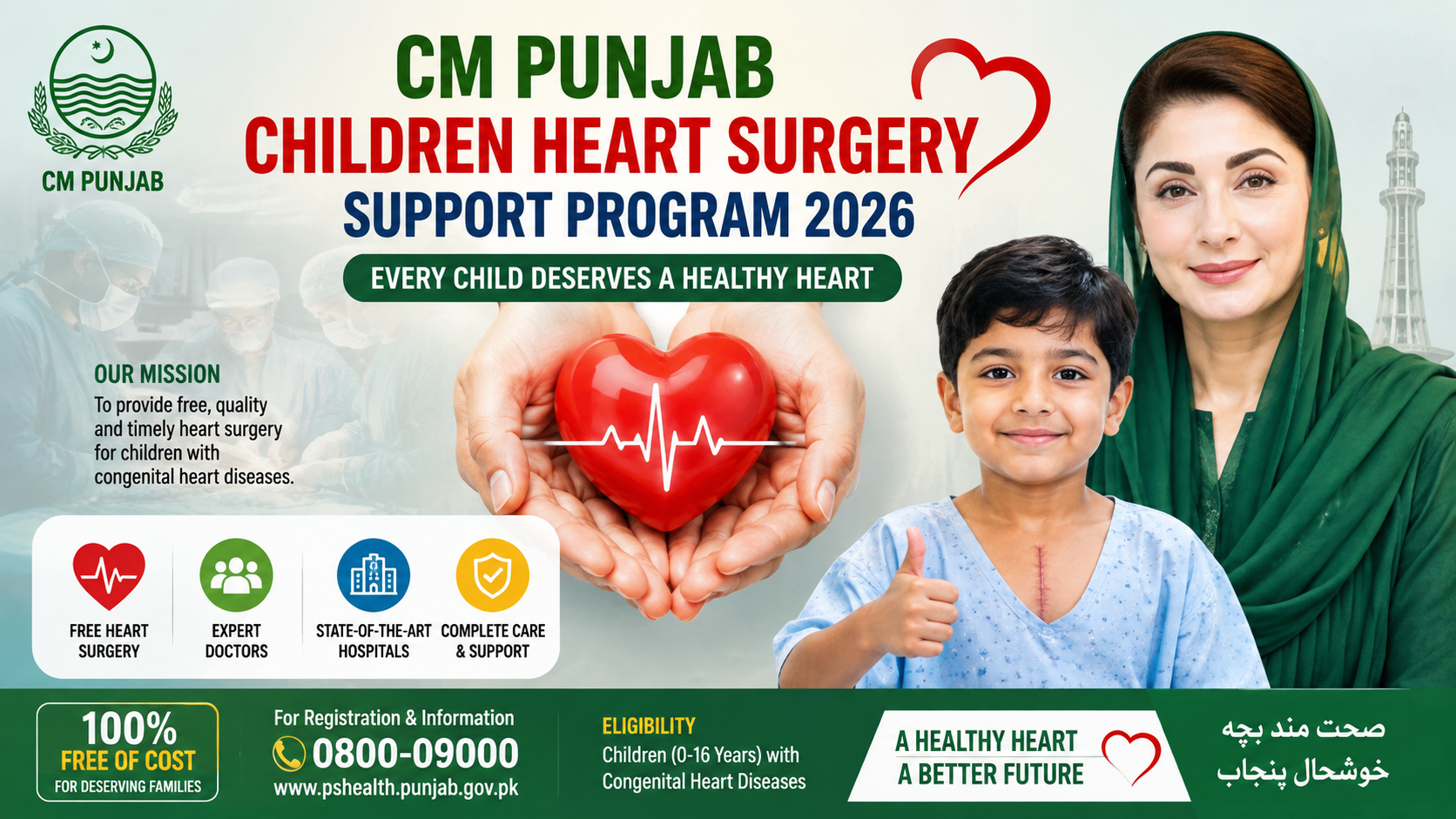 CM Punjab Children Heart Surgery Support Program 2026