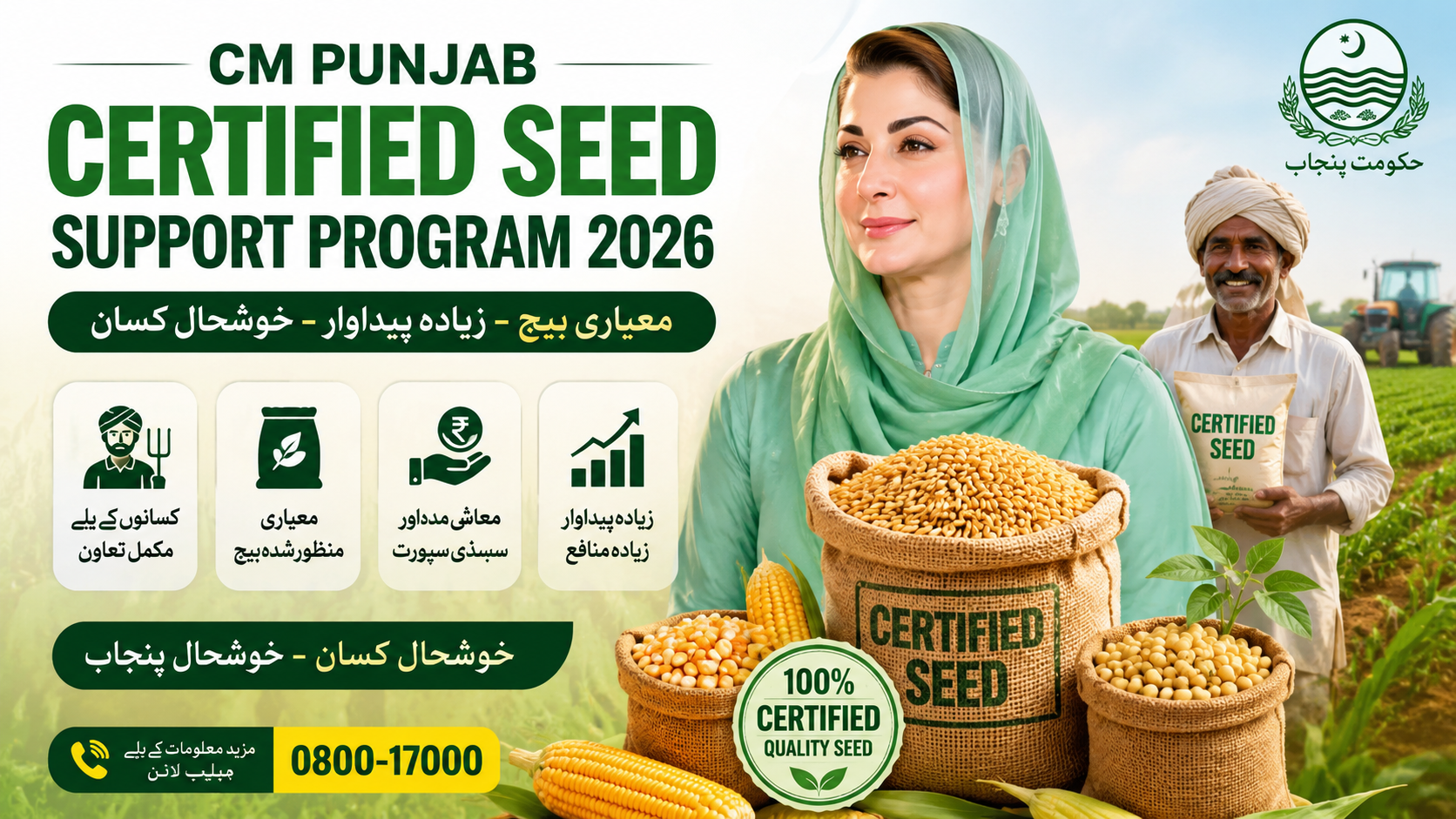CM Punjab Certified Seed Support Program 2026