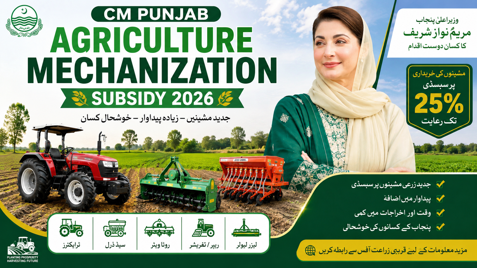 CM Punjab Agriculture Mechanization Subsidy 2026